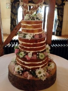 Naked Wedding Cake Chelmsford Essex - Channels,