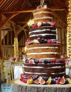 Naked Wedding Cake Essex